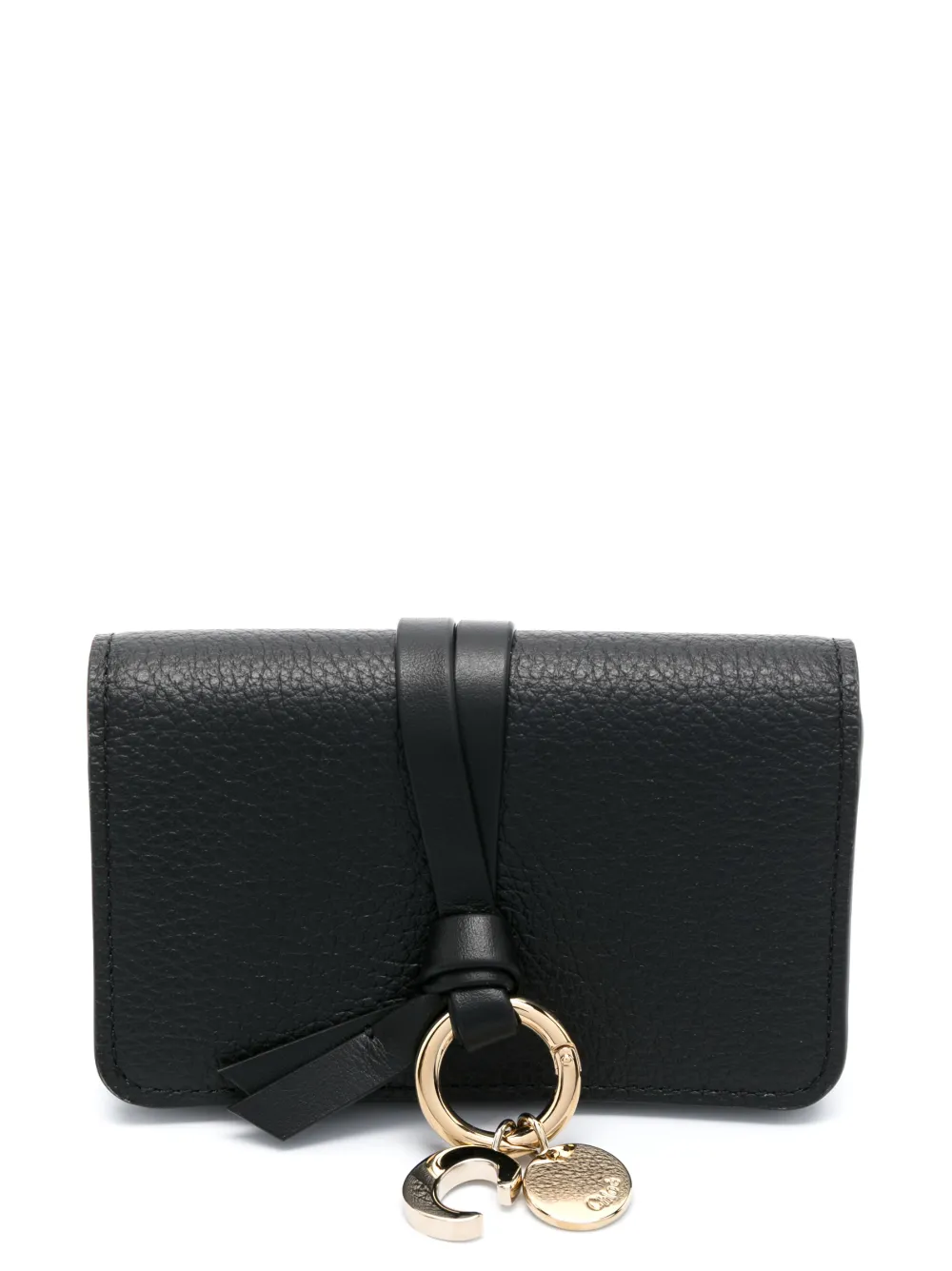 Chloé Portafoglio tri-fold Alphabet - Nero