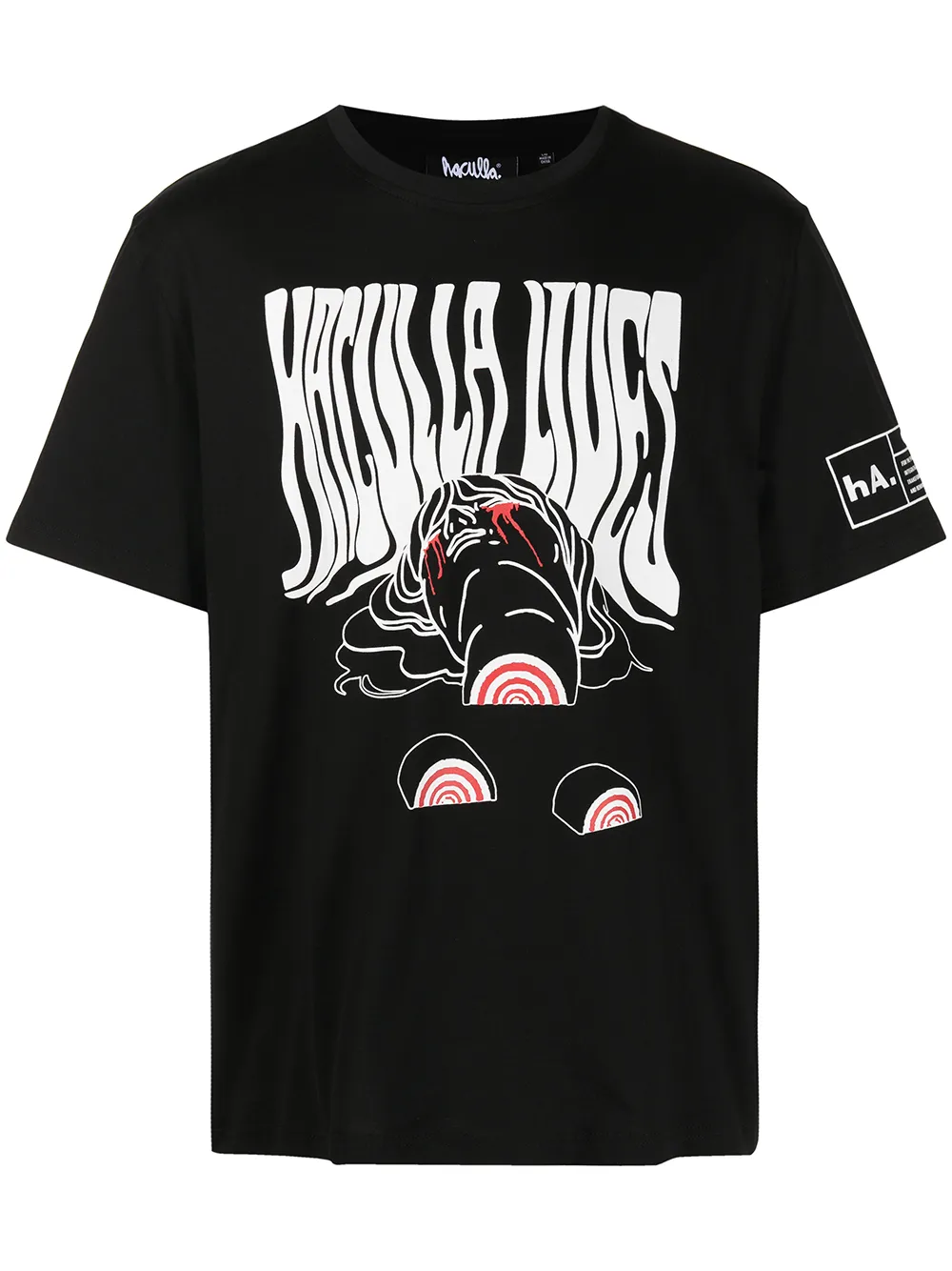 Haculla T-shirt Bulls Eye - Nero