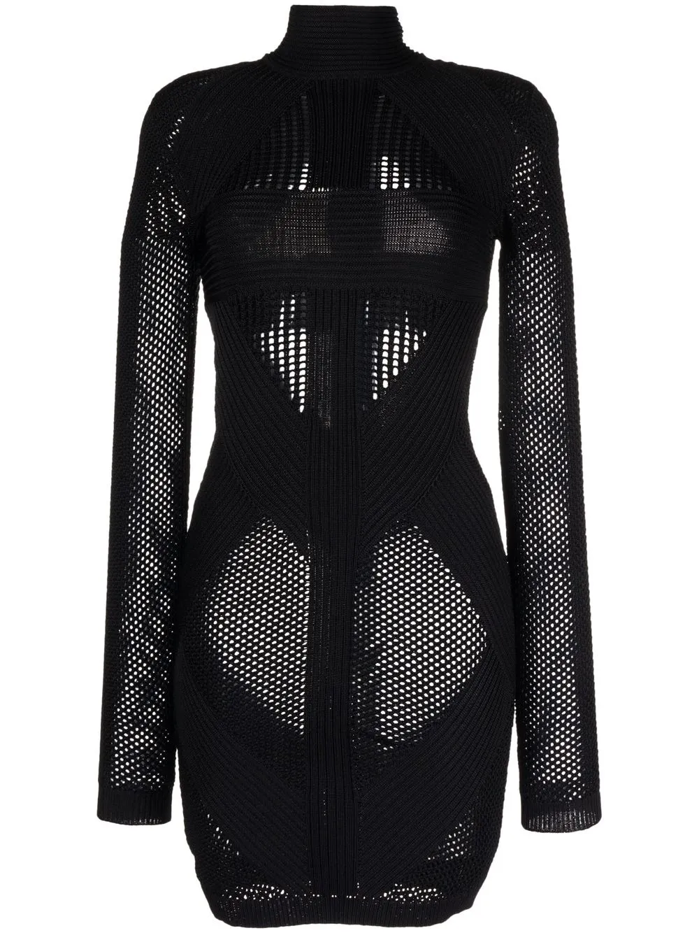 Balmain Top traforato - Nero
