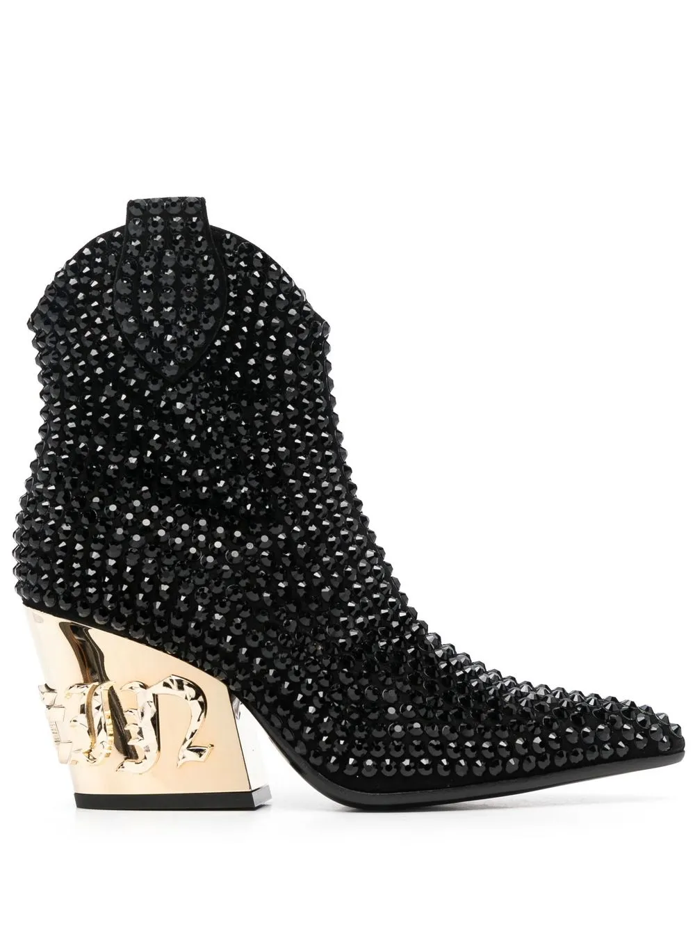 Philipp Plein Stivali Gothic Plein 80mm - Nero