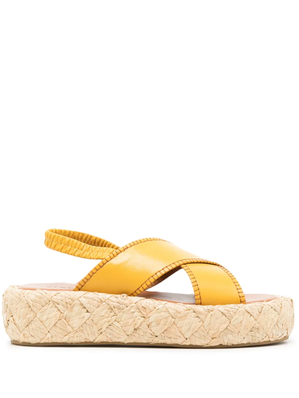 Clergerie Sandali Clergerie Adom 50 con suola rialzata - Giallo