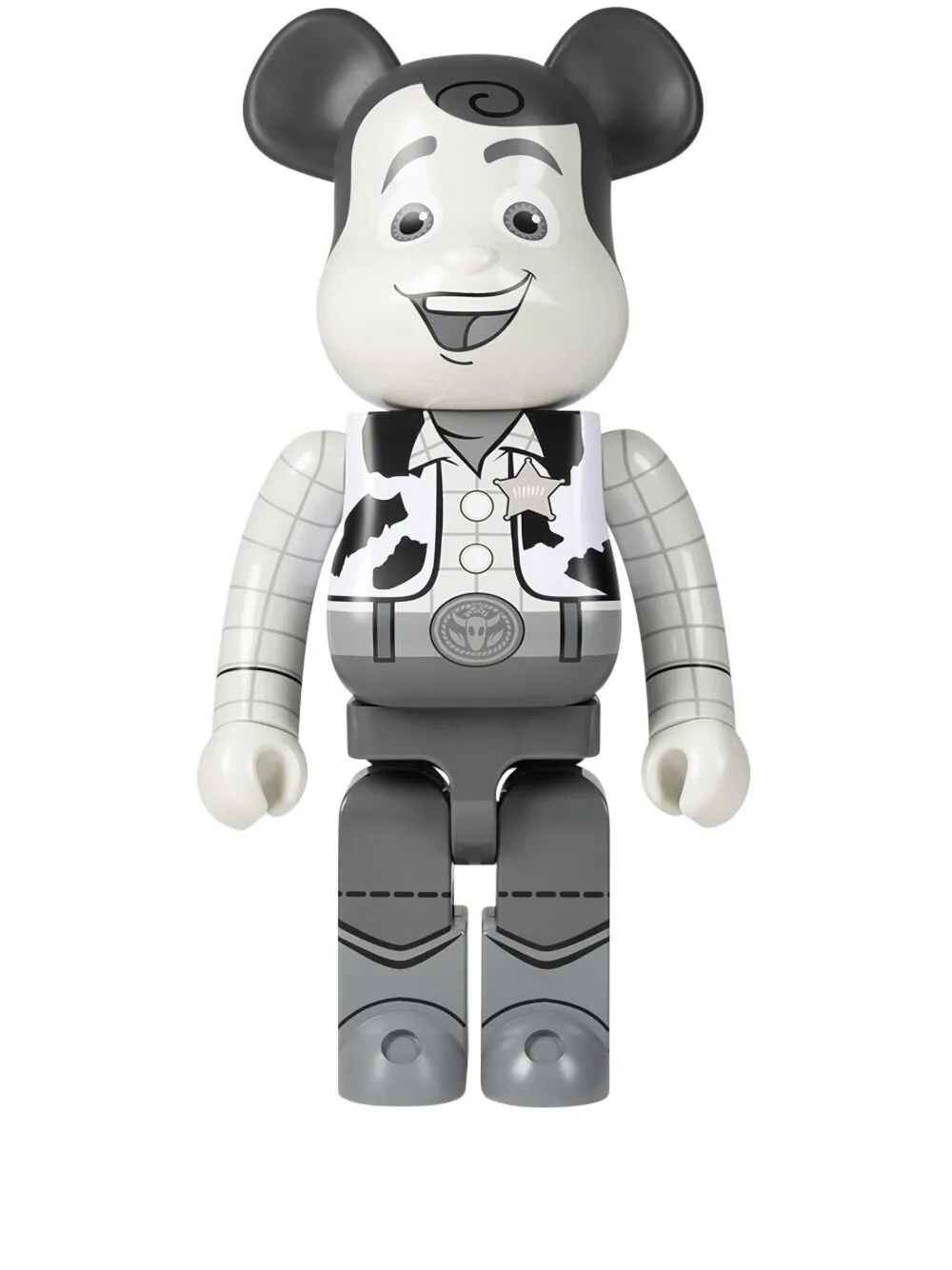 MEDICOM TOY Figura Be@rbrick Woody 1000% Medicom Toy x Disney - Nero