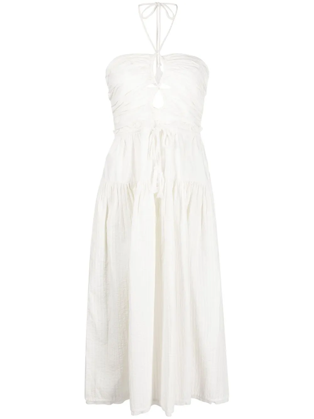 Ulla Johnson Abito midi Ella - Bianco