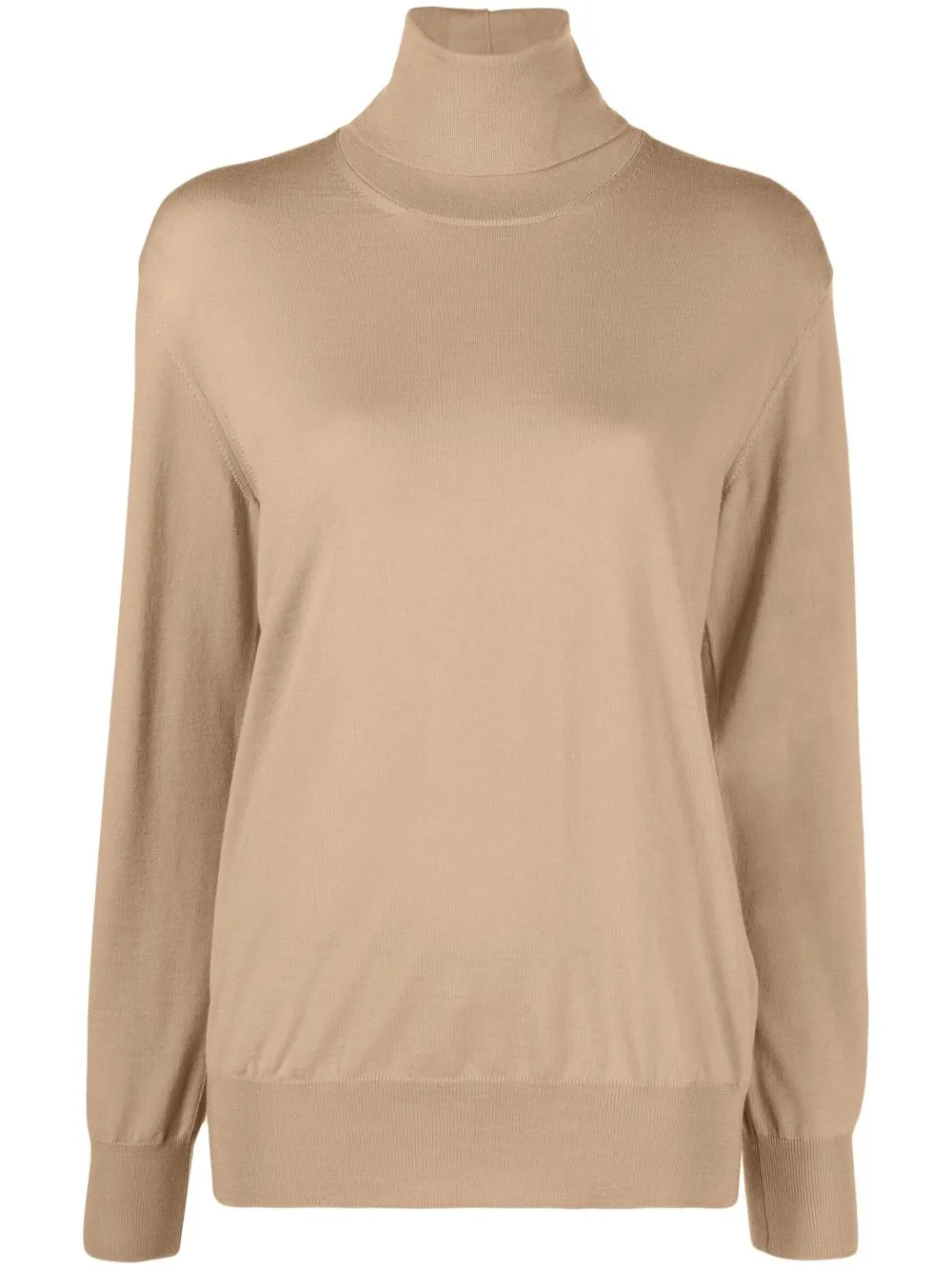Jil Sander Maglione a collo alto - Marrone