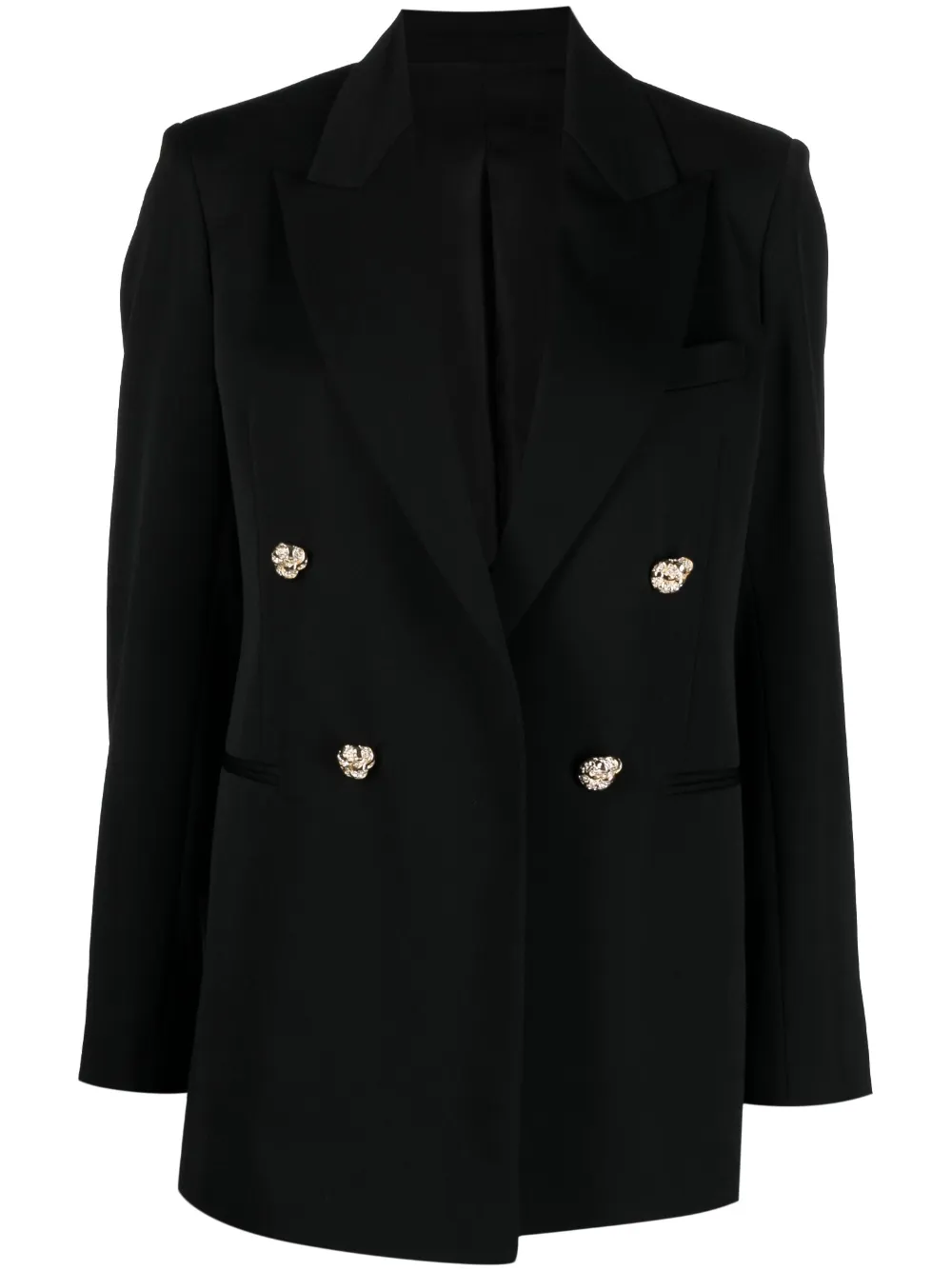 Lanvin Blazer aperto - Nero