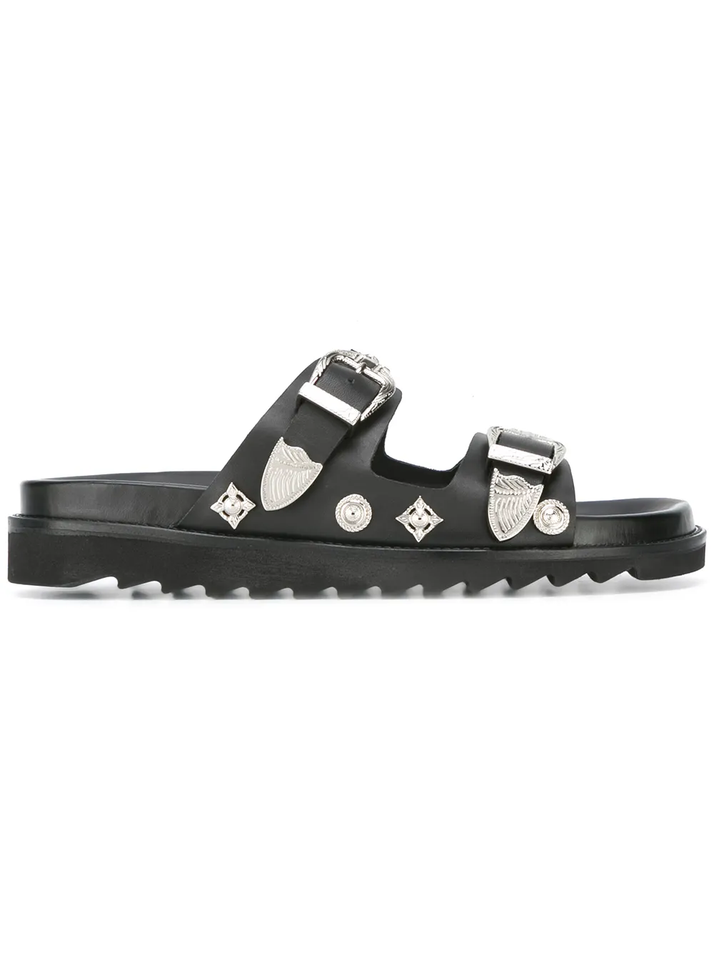 Toga Virilis studded sandals - Nero