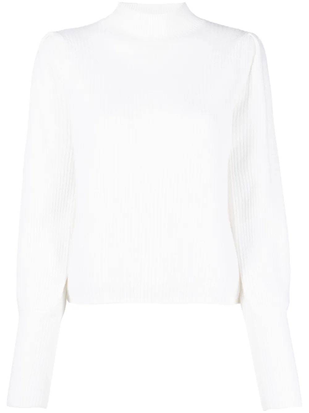 Allude Maglione con maniche bishop - Bianco