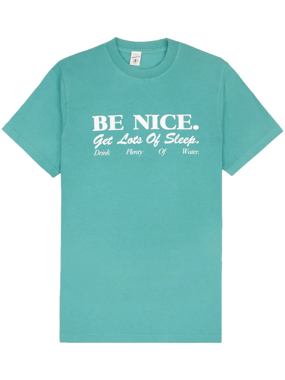 Sporty & Rich T-shirt Be Nice - Blu
