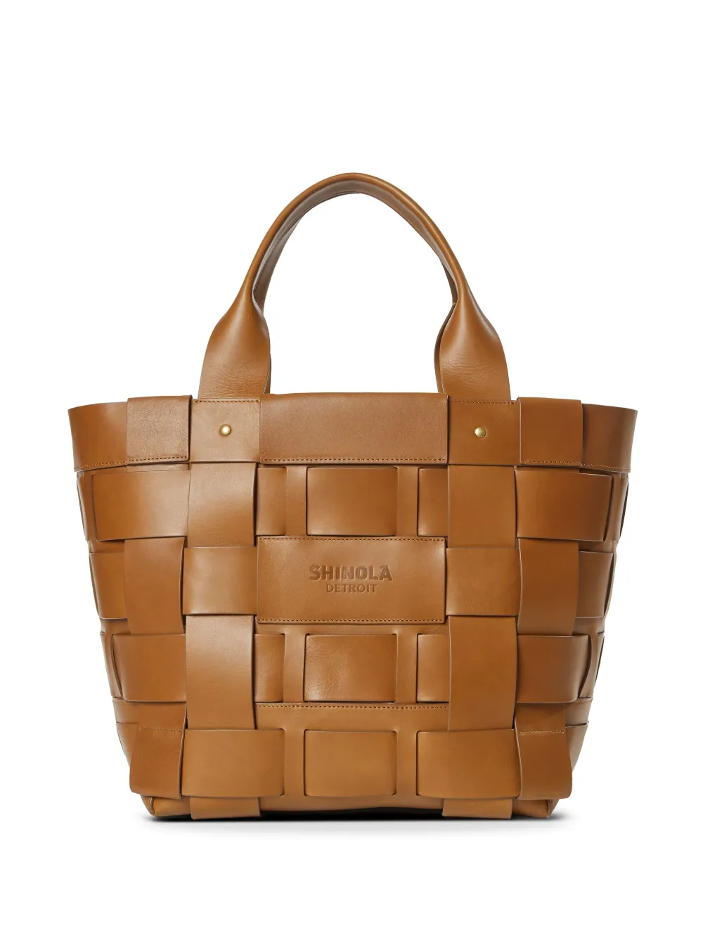 Shinola Borsa tote The Large Bixby in pelle - Marrone