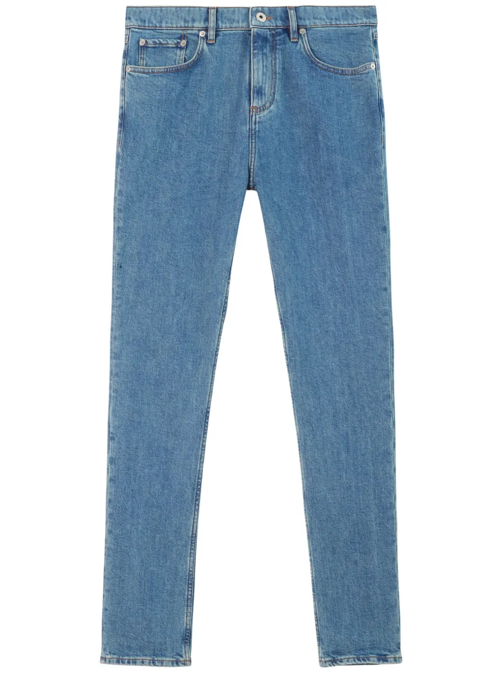 Burberry Jeans dritti a vita media - Blu
