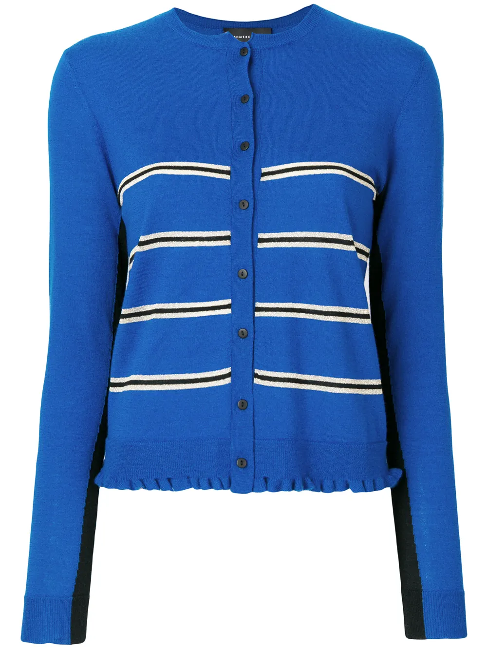 Cashmere In Love Cardigan crop Capucine - Blu