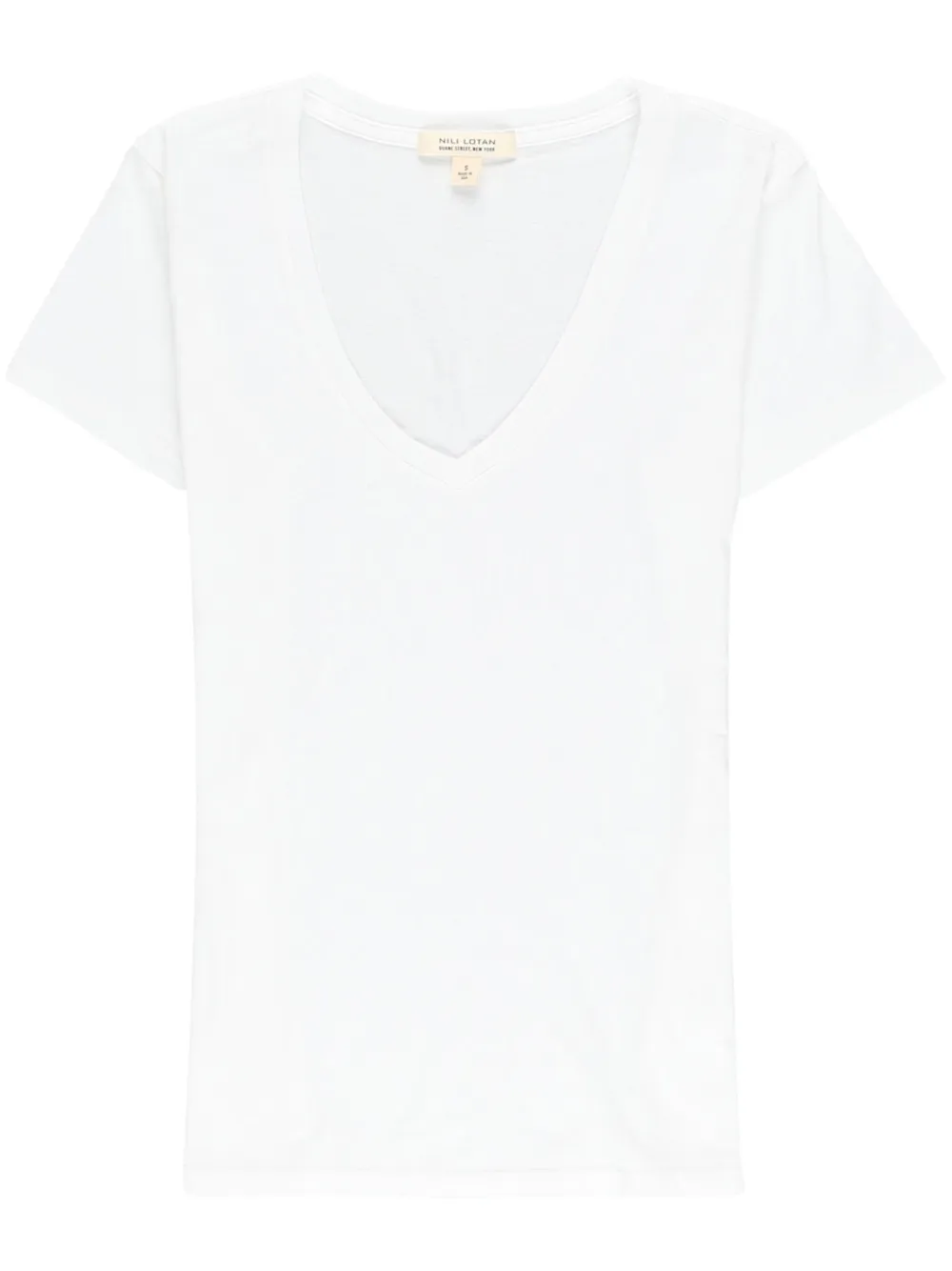 Nili Lotan T-shirt con scollo a V - Bianco