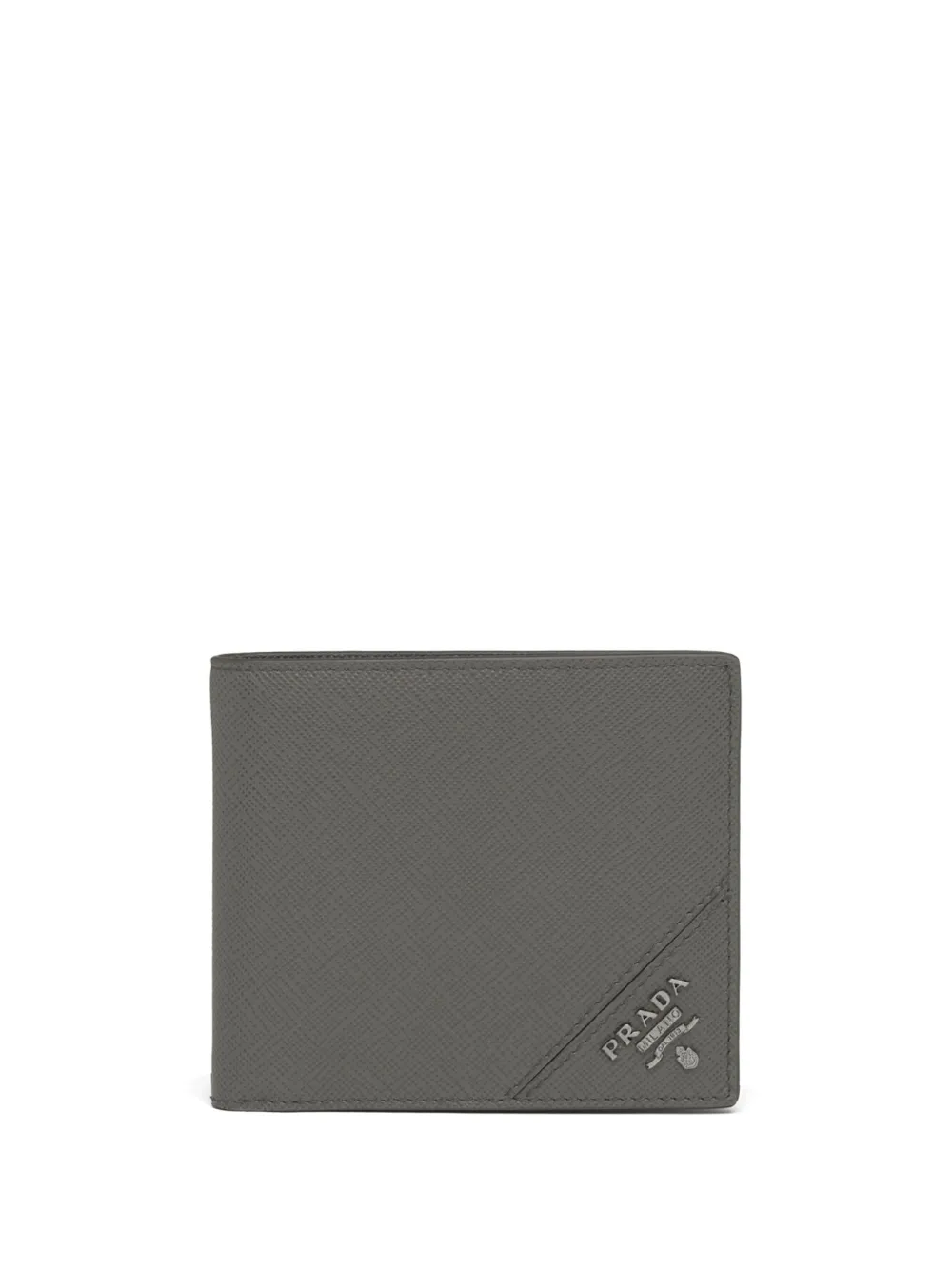 Prada Portafoglio Saffiano - Grigio