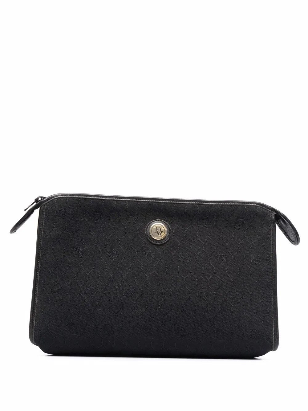 Christian Dior Pre-Owned Clutch Honeycomb Pre-owned anni '80 - Nero