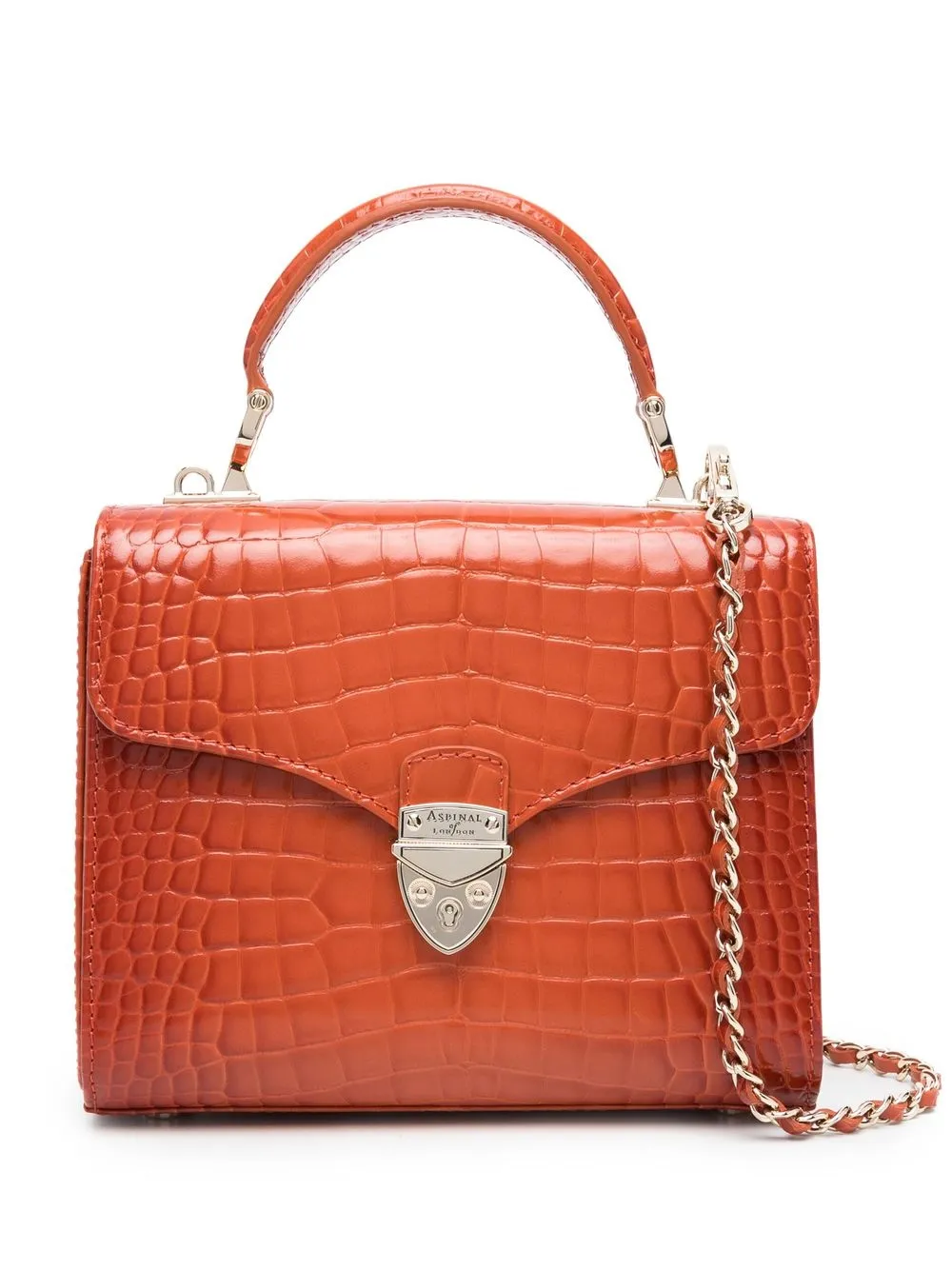 Aspinal Of London Borsa tote Mayfair mini - Arancione