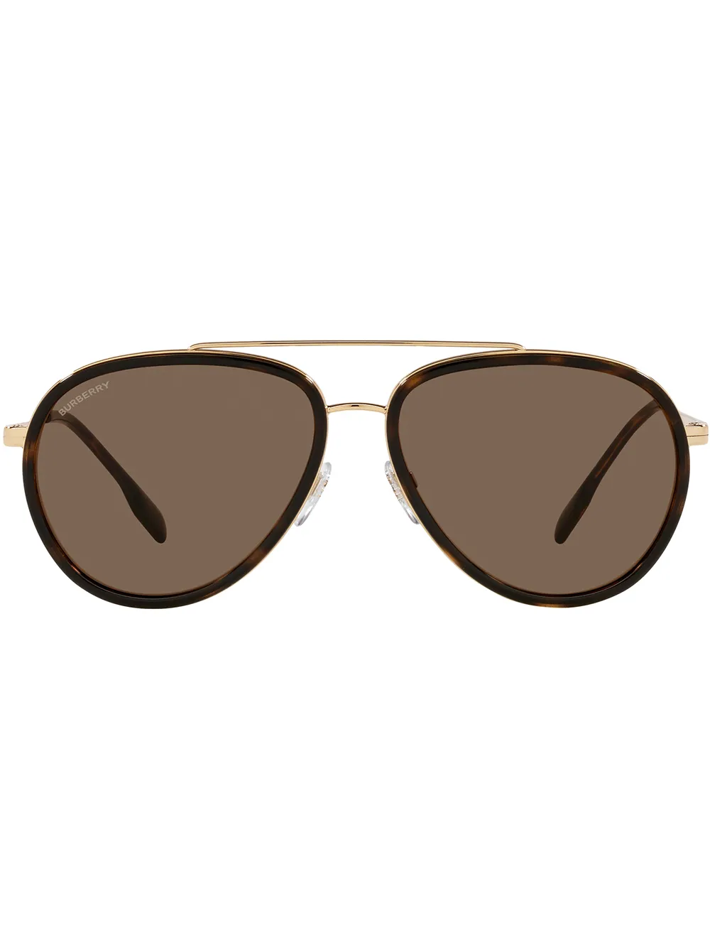 Burberry Eyewear Occhiali da sole Oliver con montatura stile pilota - Marrone
