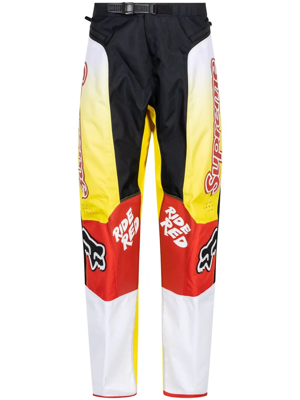 Supreme Pantaloni da moto Fox Racing Supreme x Honda - Rosso
