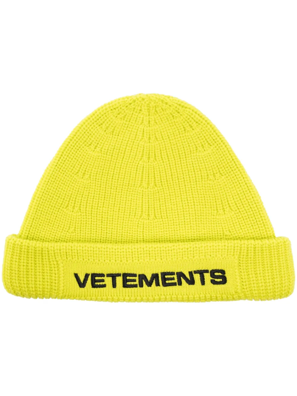 VETEMENTS Berretto con ricamo - Verde