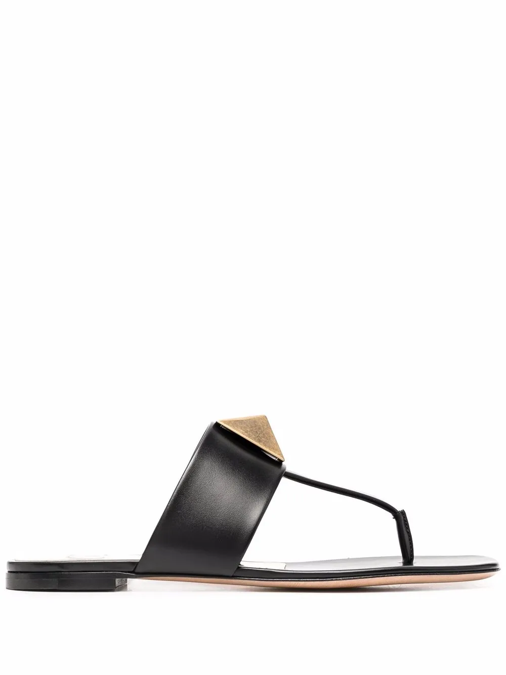 Valentino Garavani Sandali con suola piatta Roman Stud - Nero