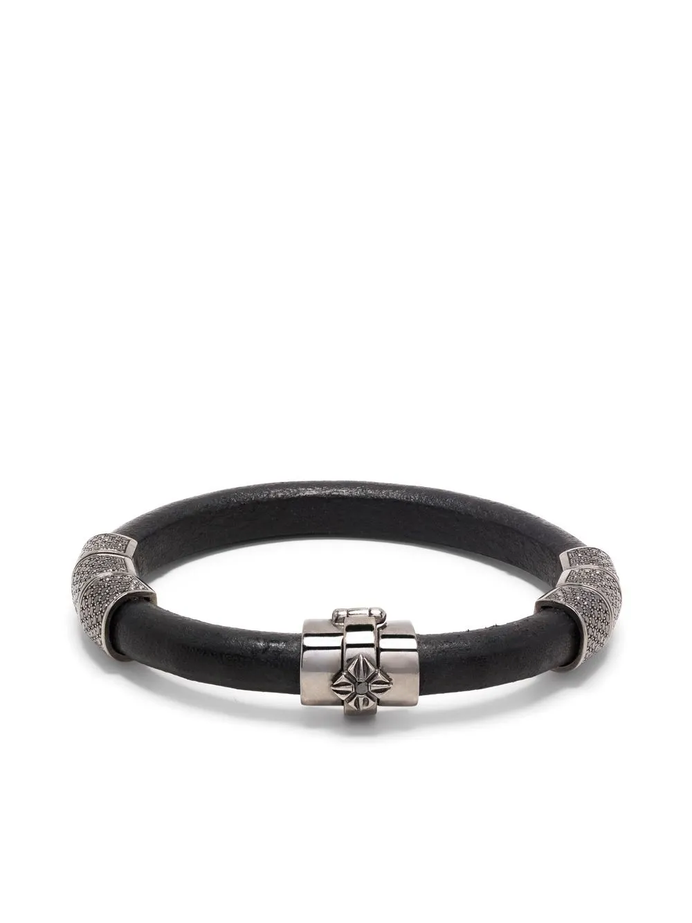 Shamballa Jewels Bracciale con decorazione - Nero