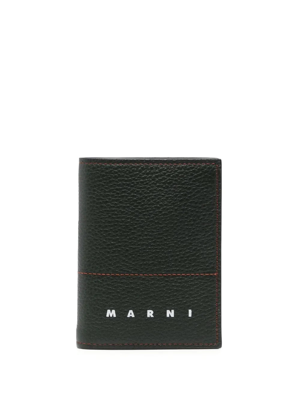 Marni Portafoglio bi-fold in pelle - Verde