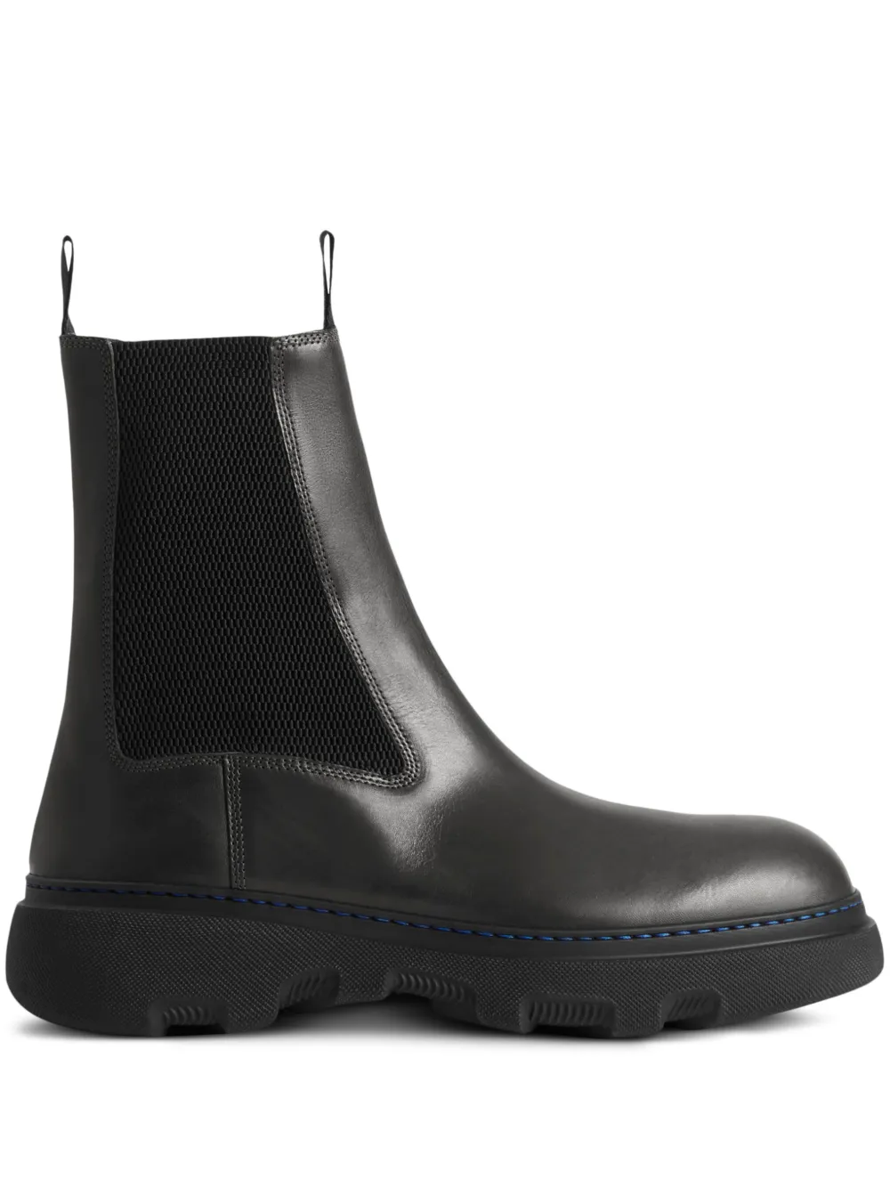 Burberry Stivali Chelsea in pelle - Nero