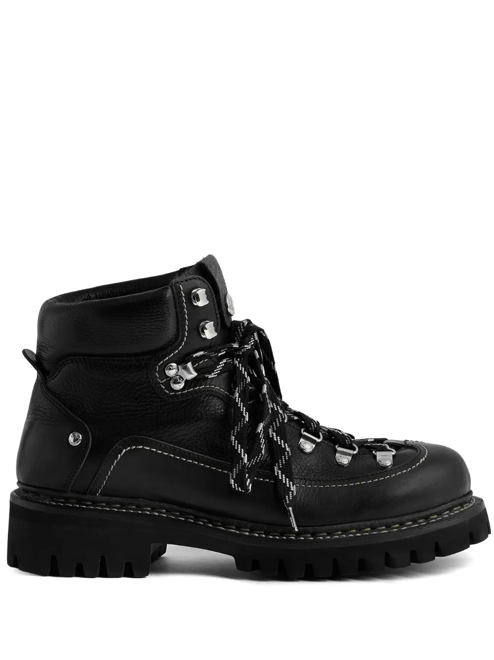 Dsquared2 leather hiking boots - Nero