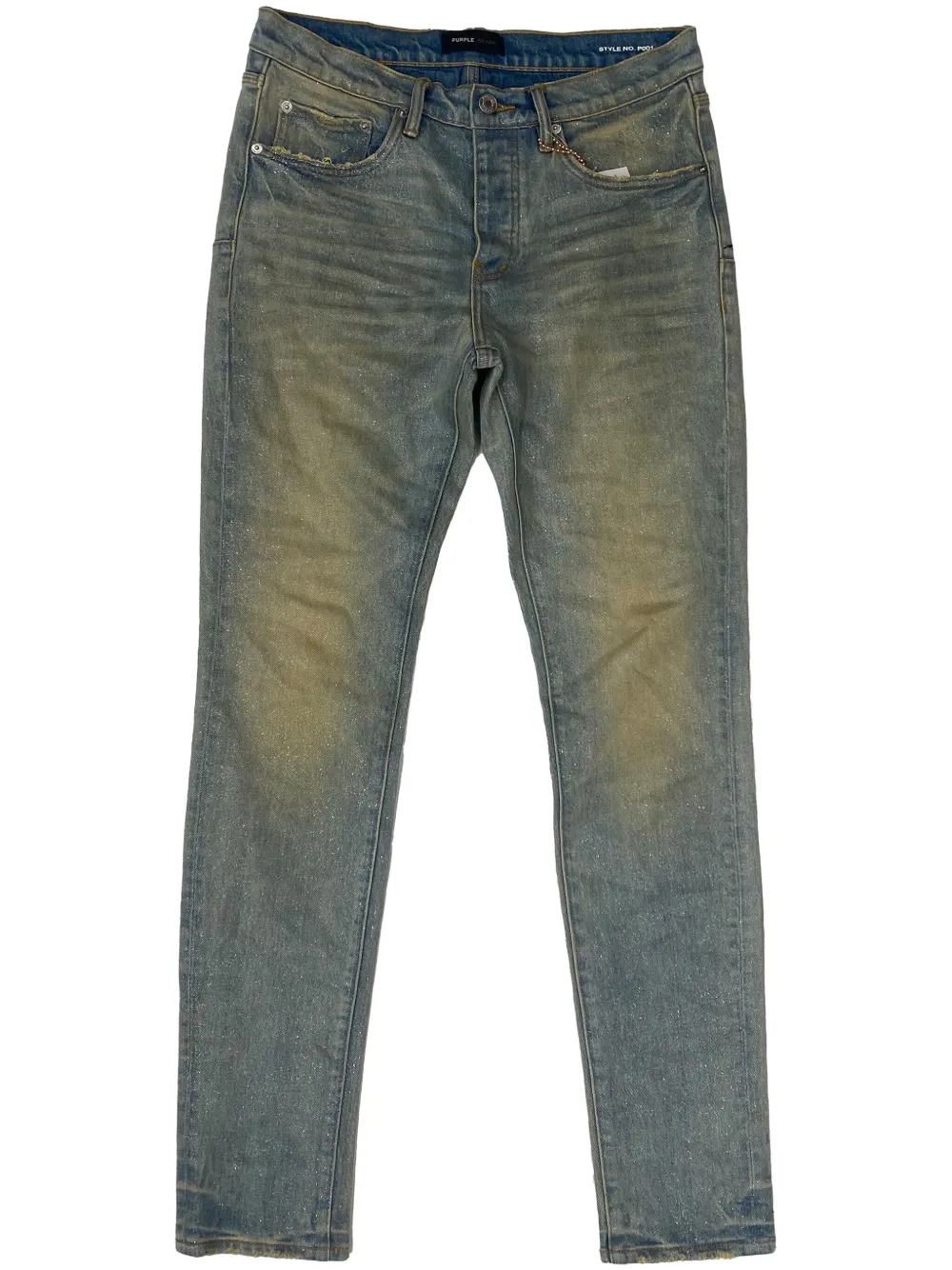 Purple Brand Jeans skinny P001 Glitter Dirty - Blu