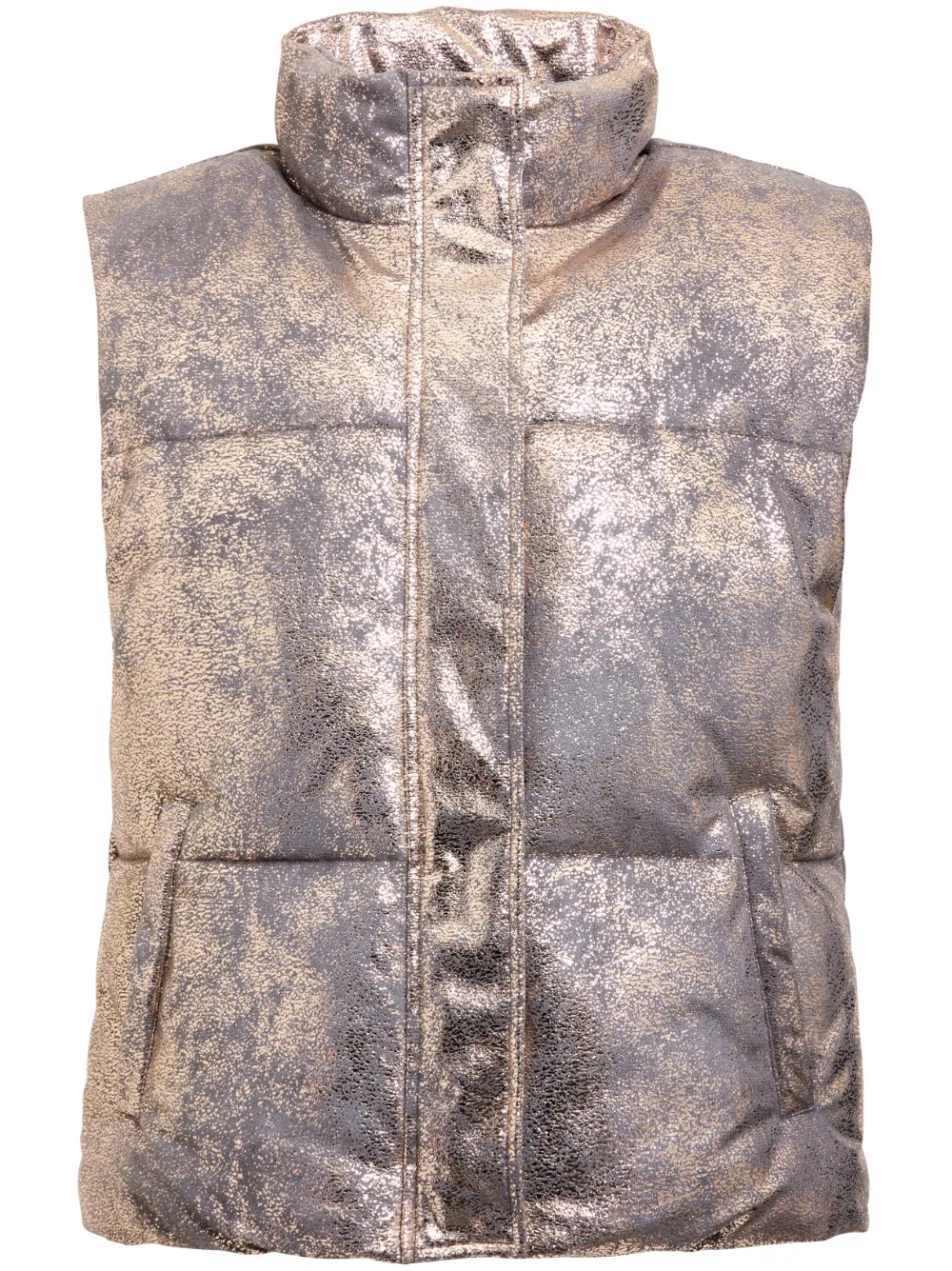 Unreal Fur Gilet imbottito Painted Lady - Grigio