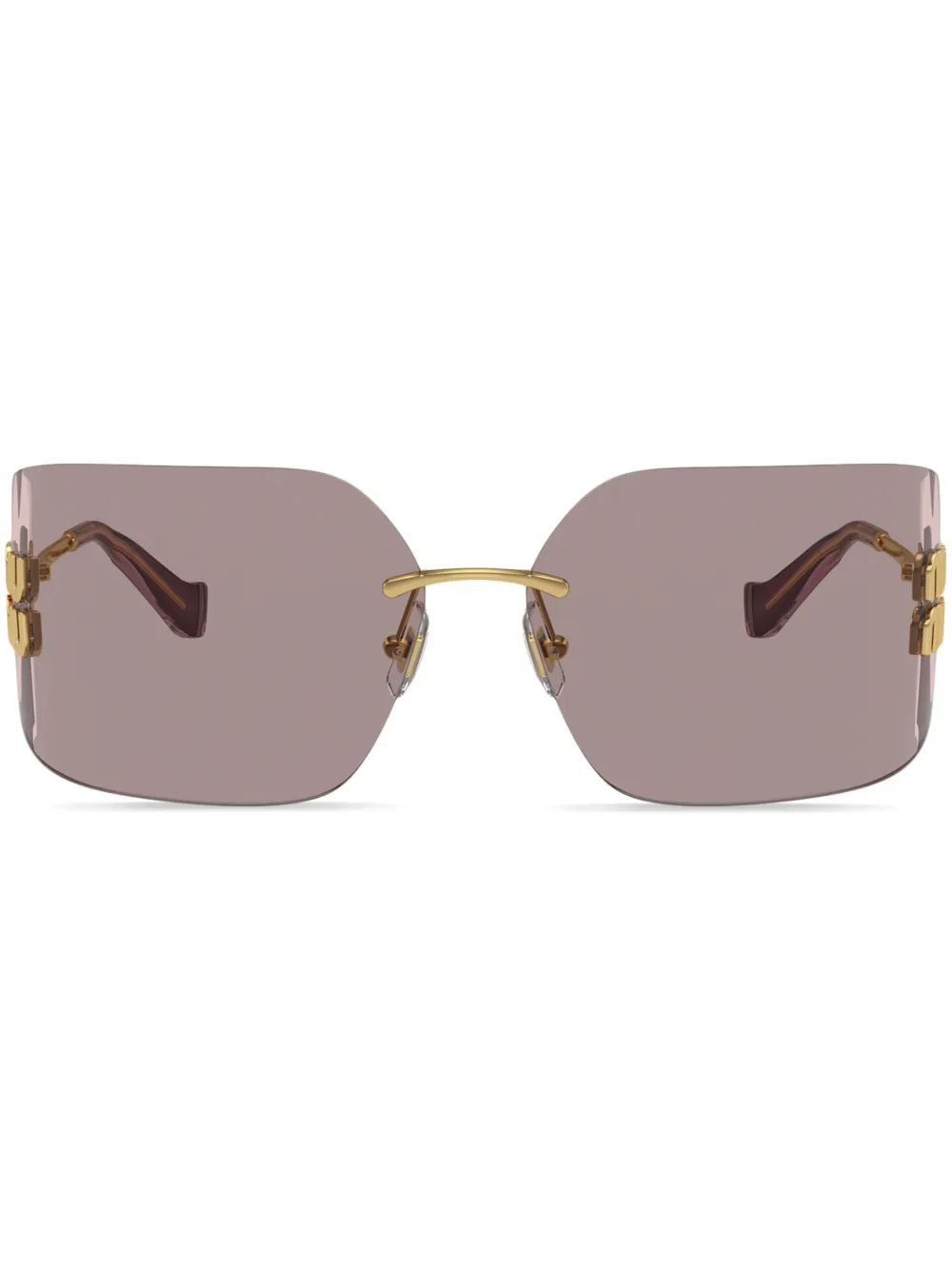 Miu Miu Eyewear Occhiali da sole Runway - Oro