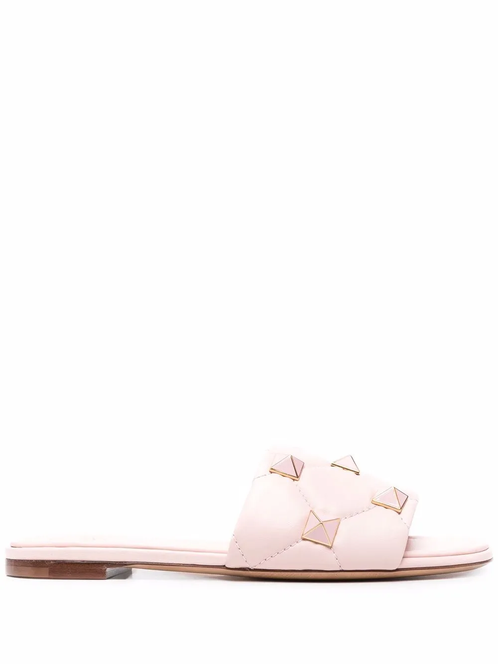 Valentino Garavani Sandali slides Roman Stud - Rosa
