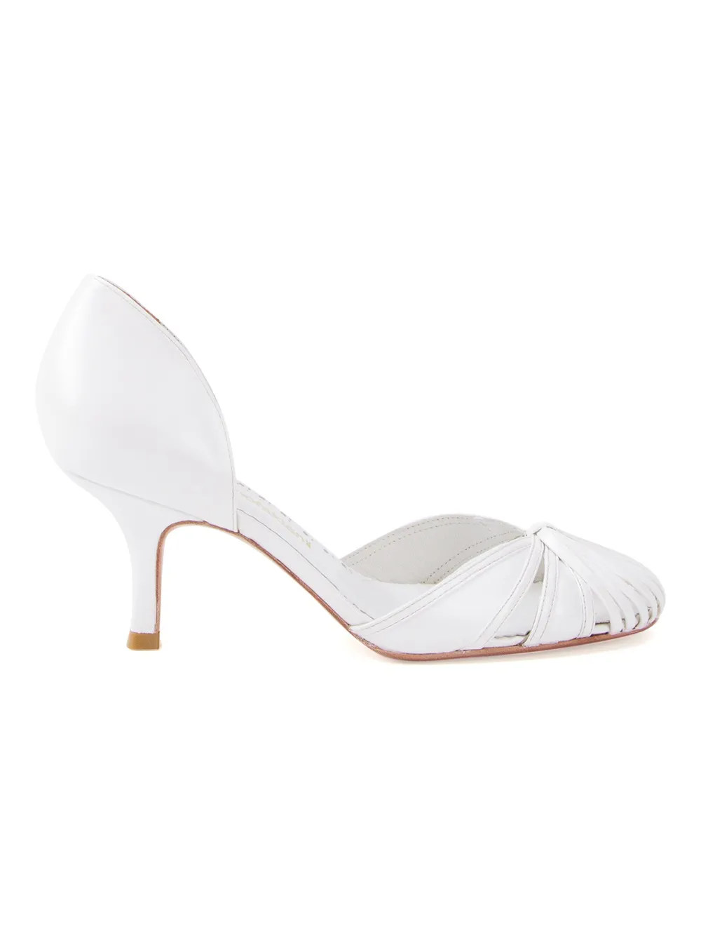 Sarah Chofakian mid-heel pumps - Bianco