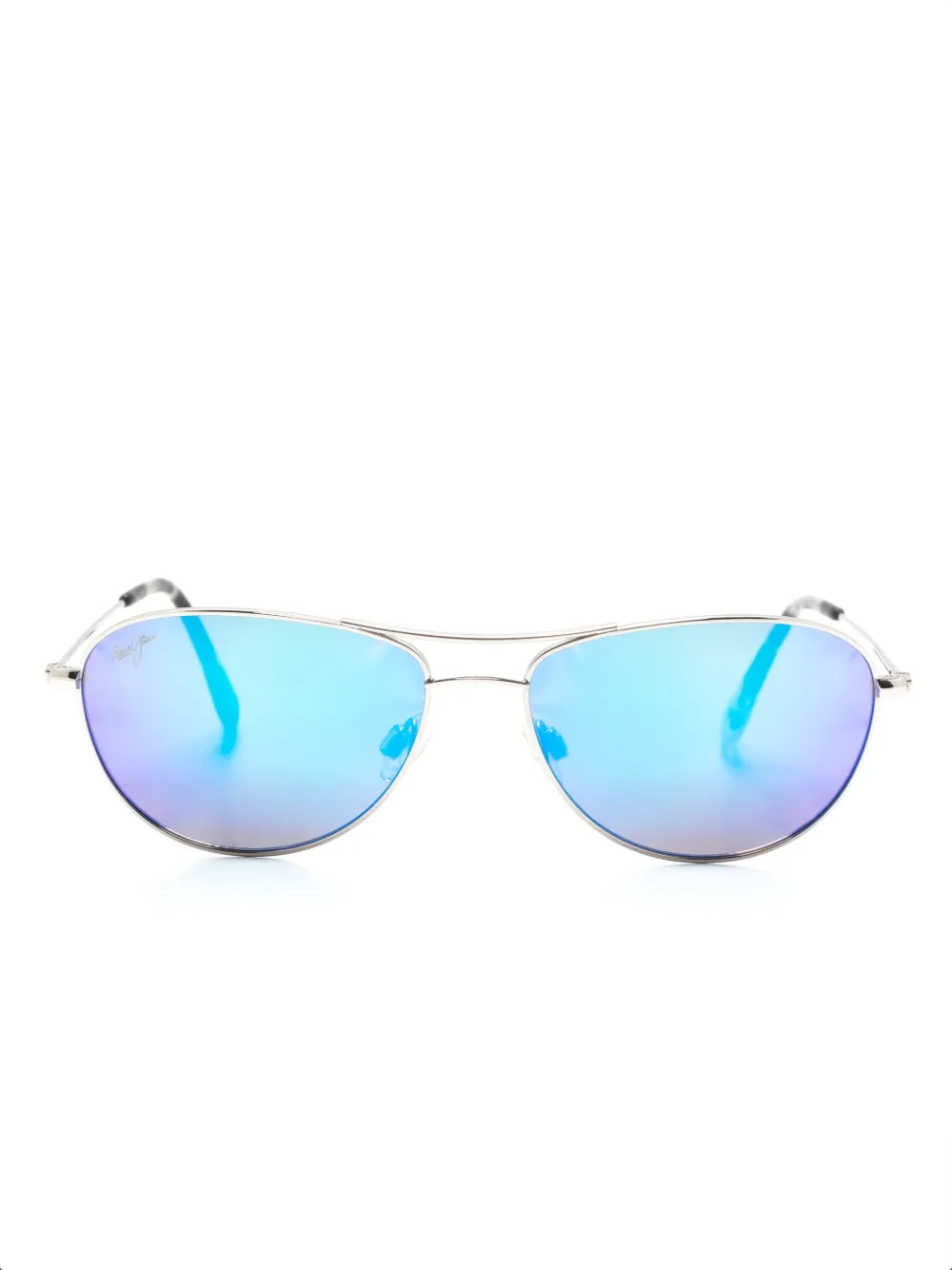 Maui Jim Occhiali da sole con montatura stile pilota - Argento