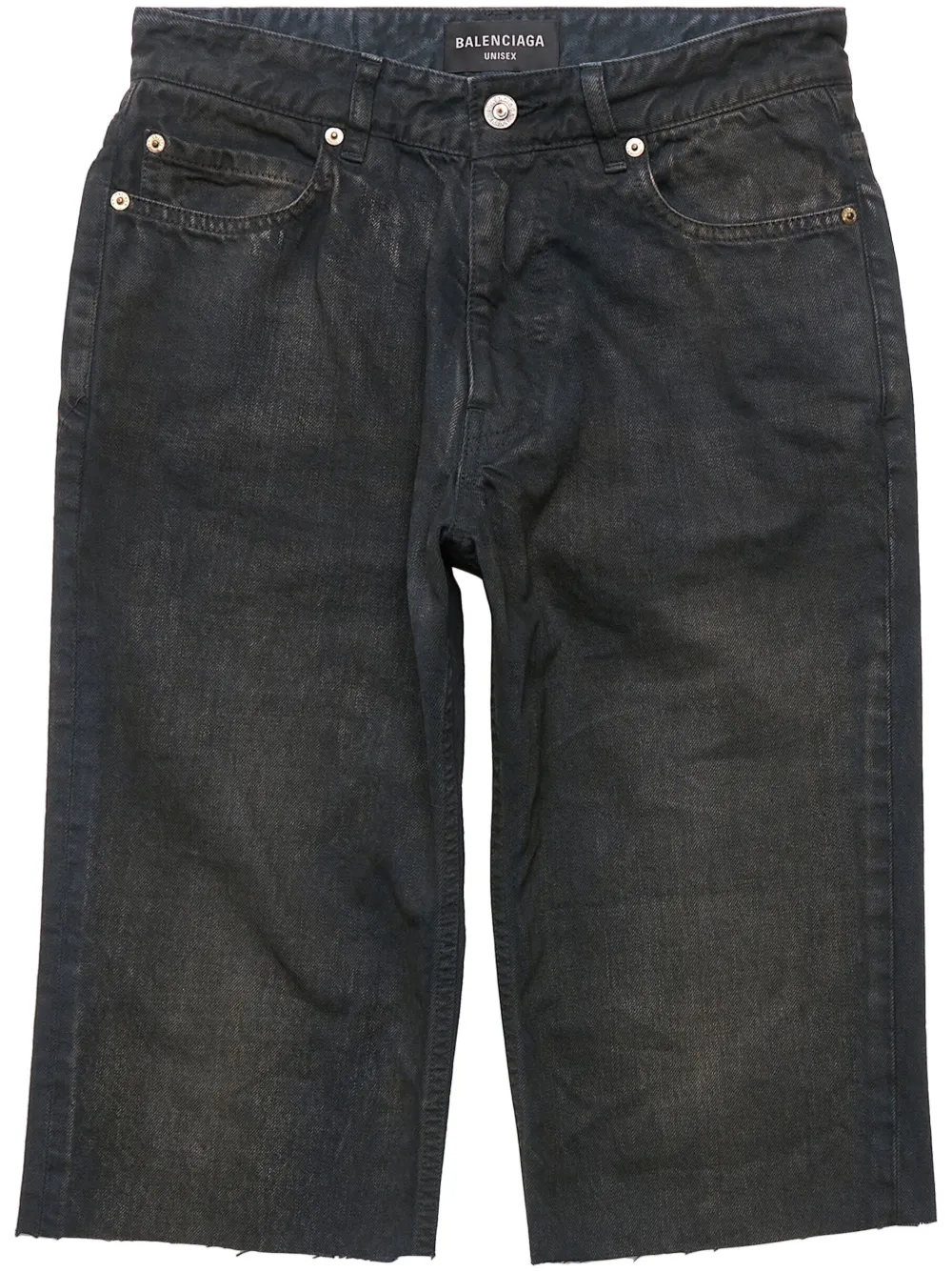 Balenciaga Bermuda denim - Marrone