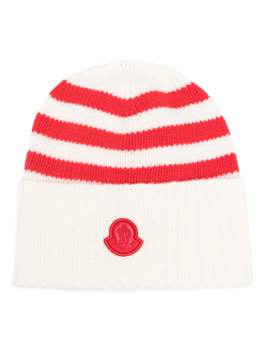 Moncler Berretto a righe - Bianco