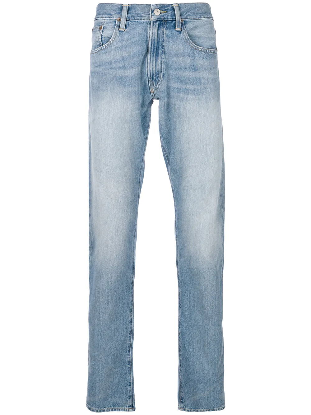 Polo Ralph Lauren Jeans slim con effetto schiarito - Blu