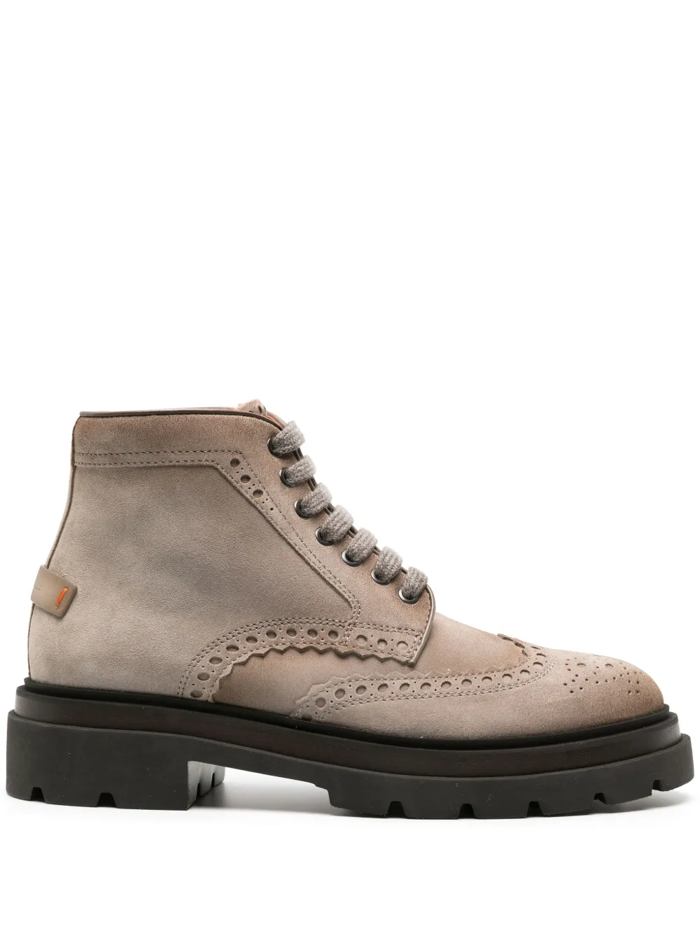 Santoni Stivali stile brogue - Toni neutri