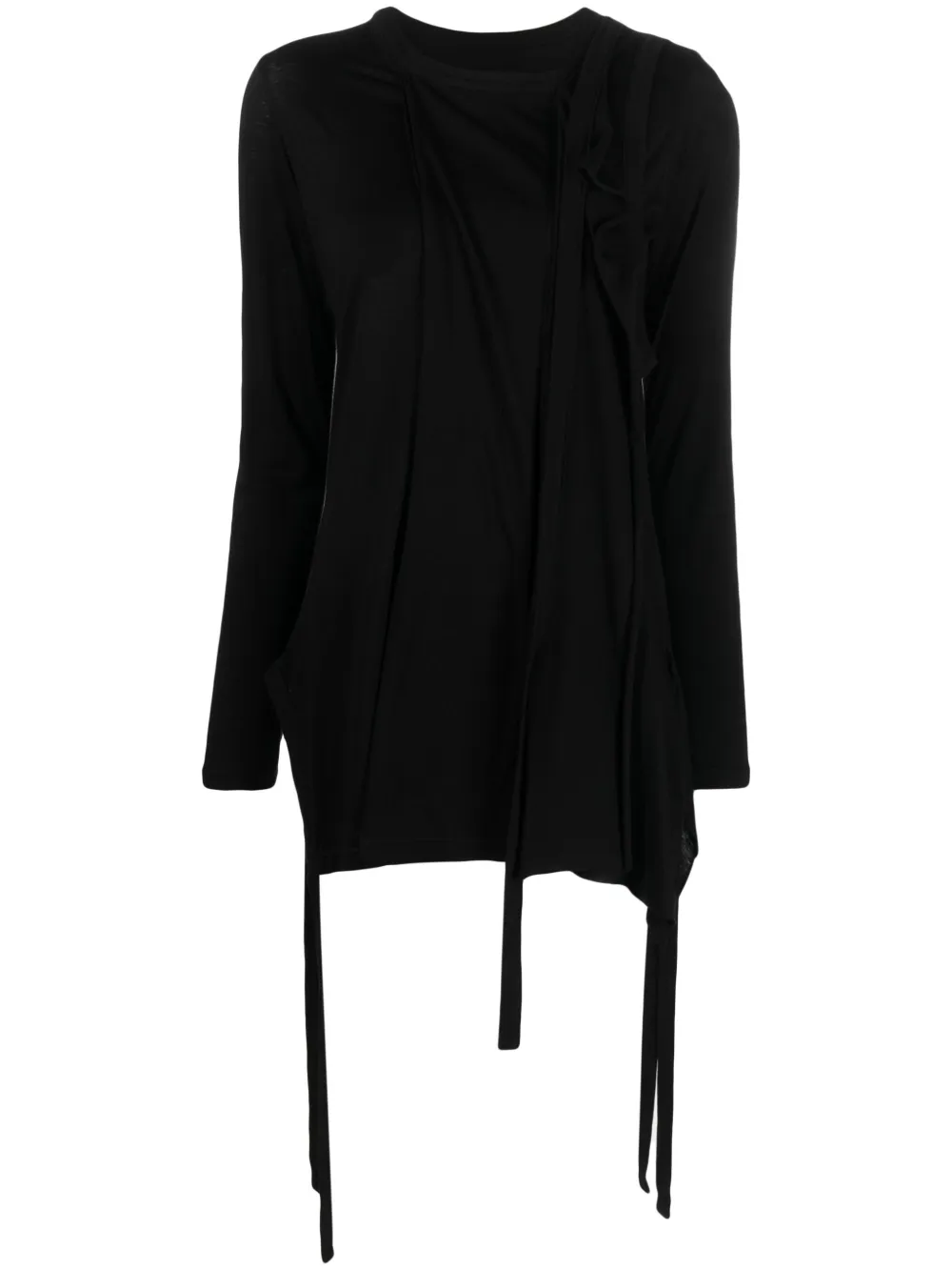 Yohji Yamamoto Felpa girocollo - Nero