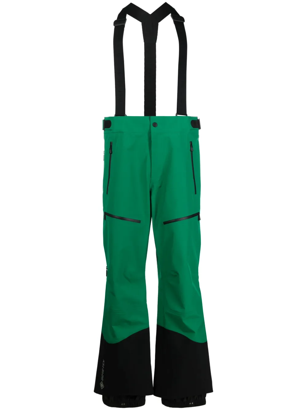 Moncler Grenoble Pantaloni da sci a vita alta - Verde