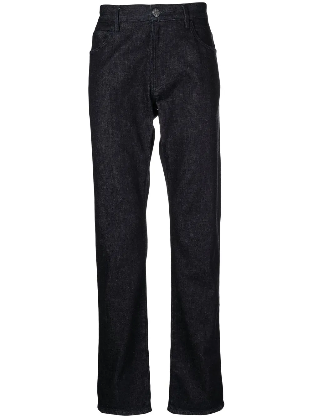 Giorgio Armani five-pocket slim-fit jeans - Blu