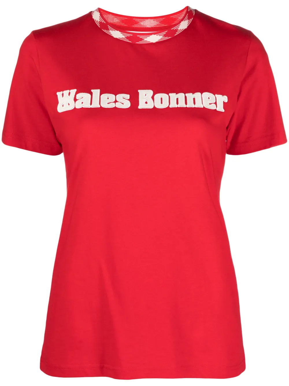 Wales Bonner T-shirt con applicazione Original - Rosso
