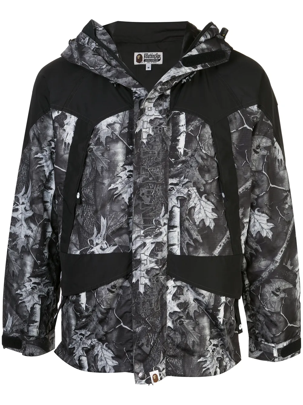 A BATHING APE® Giacca Forest Camo Snow Board - Nero
