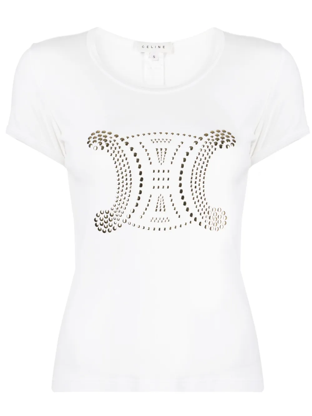 Céline Pre-Owned T-shirt Macadam anni '90-2000 - Bianco