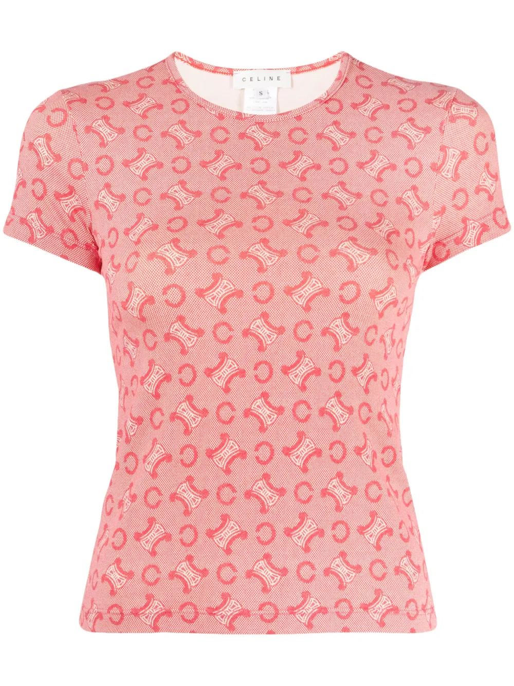 Céline Pre-Owned T-shirt Macadam anni '90-2000 - Rosso