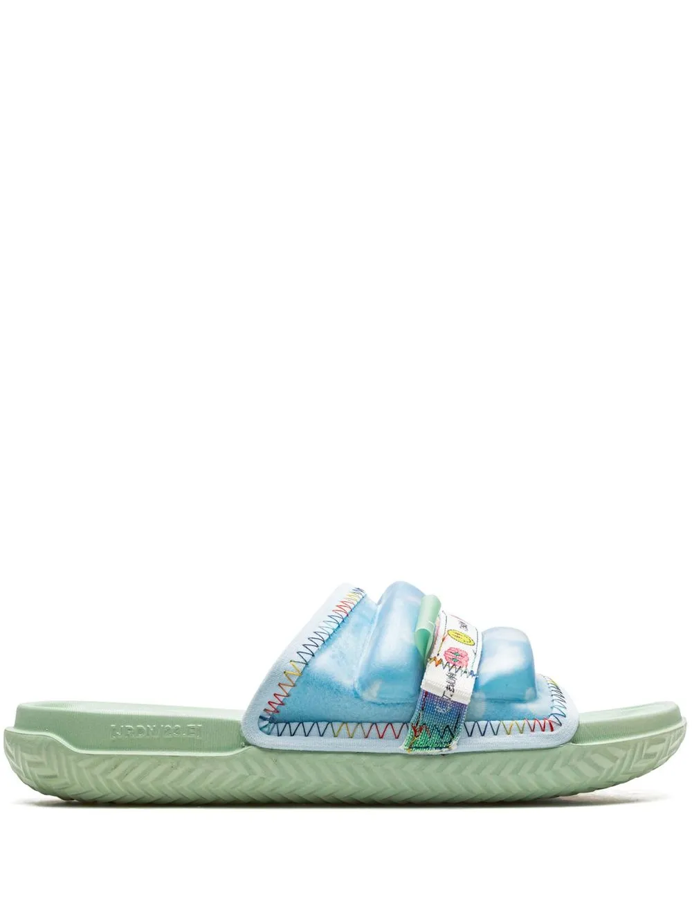 Jordan Sandali slides Super Play SP Jordan x J Balvin - Blu