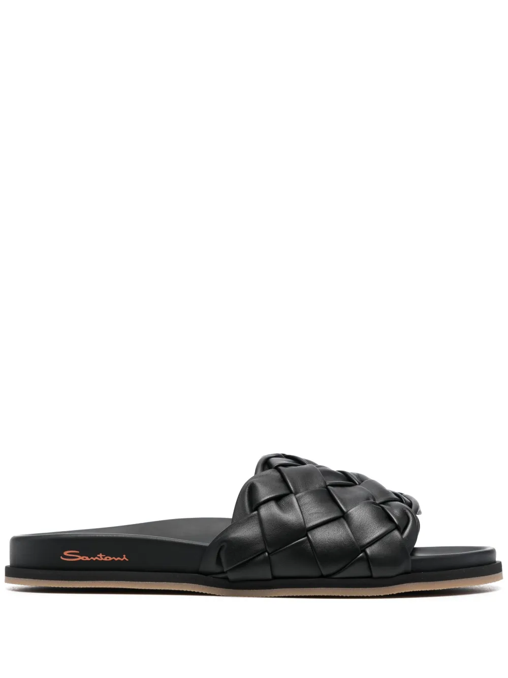 Santoni Sandali slides - Nero