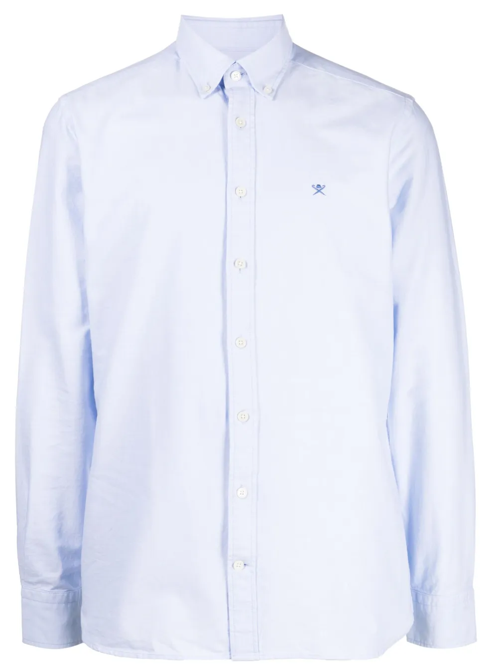 Hackett Camicia con ricamo - Blu