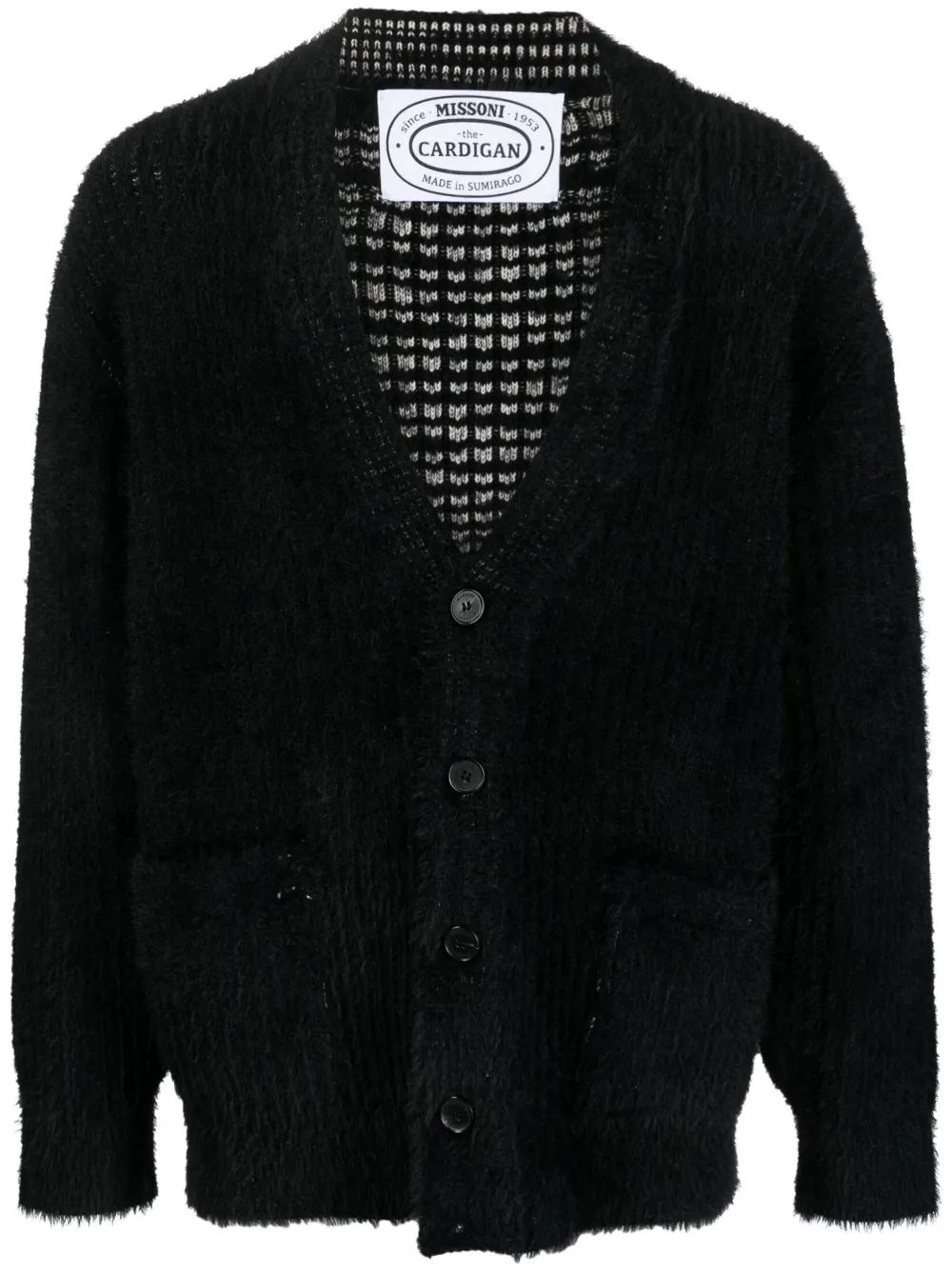 Missoni Cardigan con scollo a V - Nero