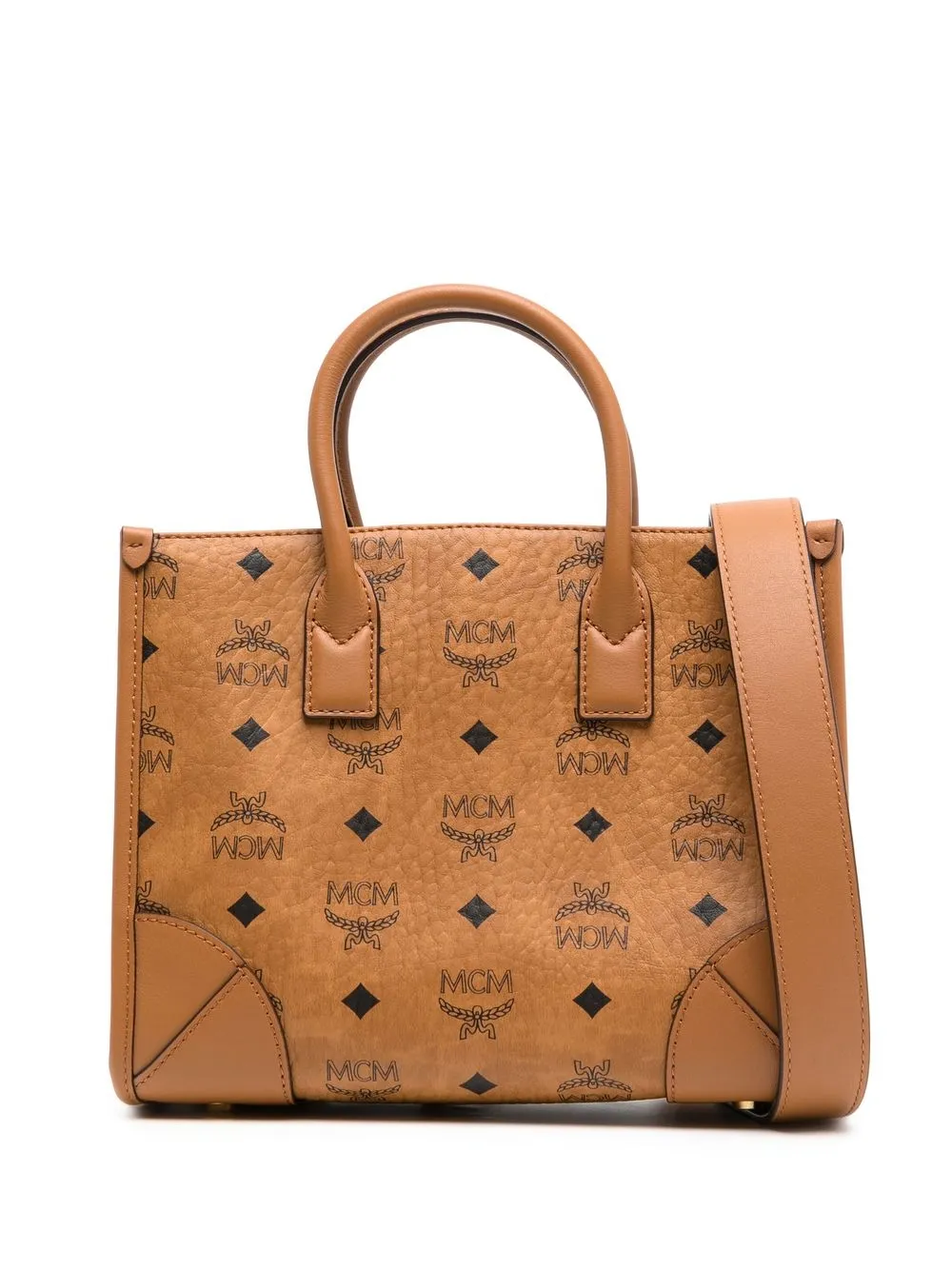 MCM Borsa tote München piccola - Marrone