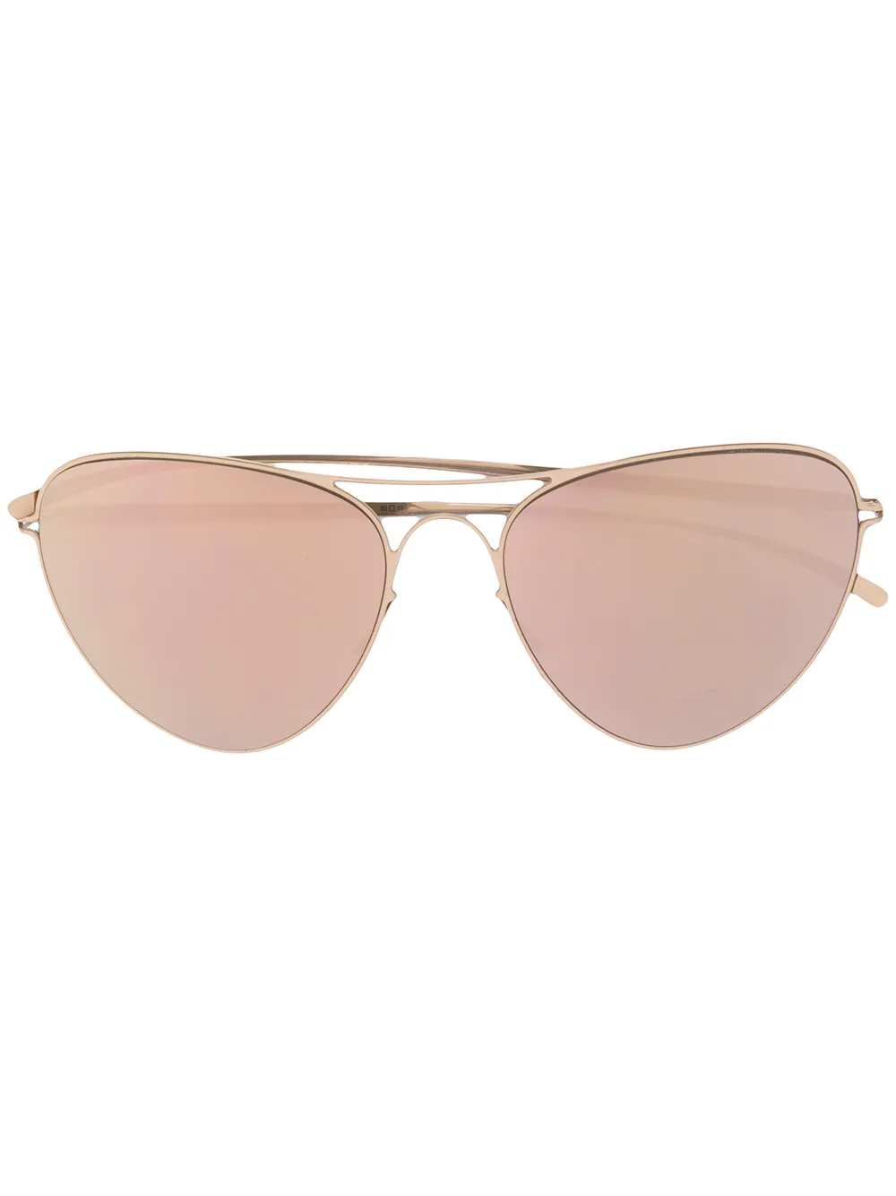 Mykita Occhiali da sole cat-eye 'Mykita X Maison Margiela' - E12 CHAMPAGNE GOLD